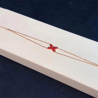 [Marins]JEUX BRACELET CARNELIAN PINK GOLD 1 DIAMOND