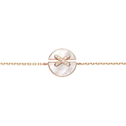[Marins]JEUX DE BRACELET MOP PINK GOLD DIAMONDS