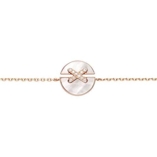 [Marins]JEUX DE BRACELET MOP PINK GOLD DIAMONDS