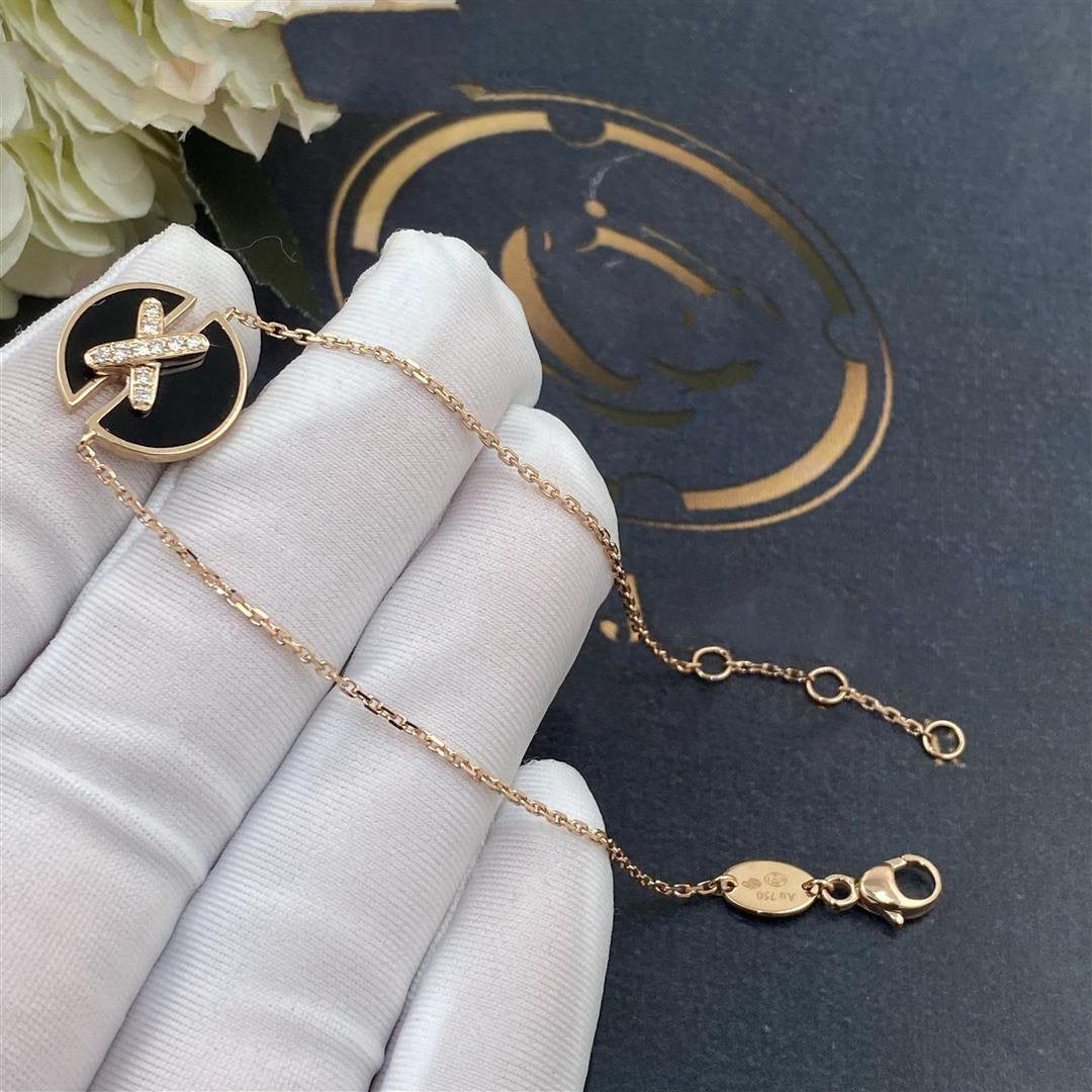[Marins]JEUX DE BRACELET ONYX PINK GOLD DIAMOND