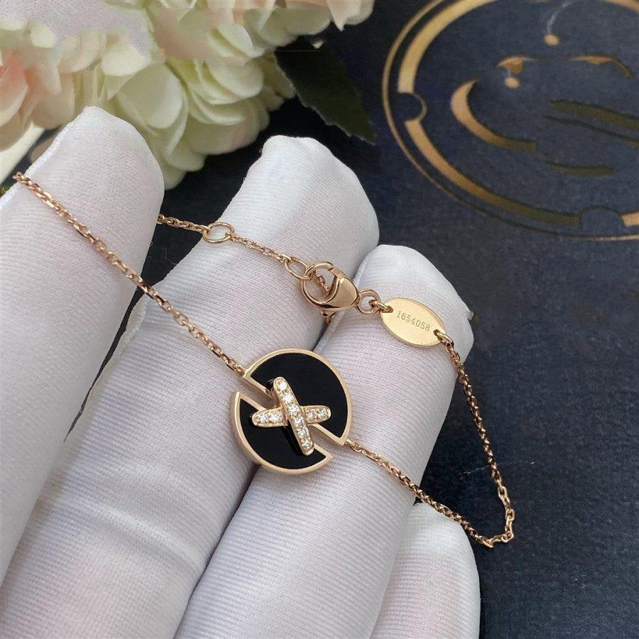 [Marins]JEUX DE BRACELET ONYX PINK GOLD DIAMOND