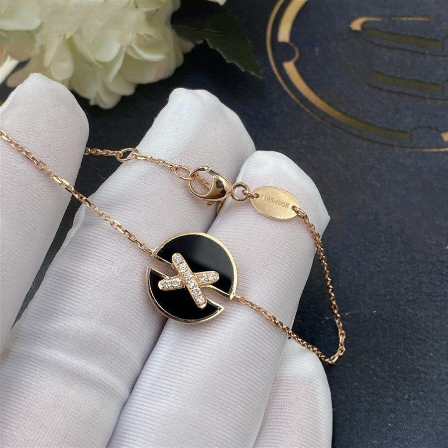 [Marins]JEUX DE BRACELET ONYX PINK GOLD DIAMOND