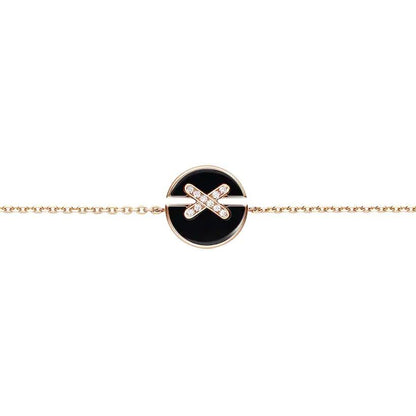 [Marins]JEUX DE BRACELET ONYX PINK GOLD DIAMOND