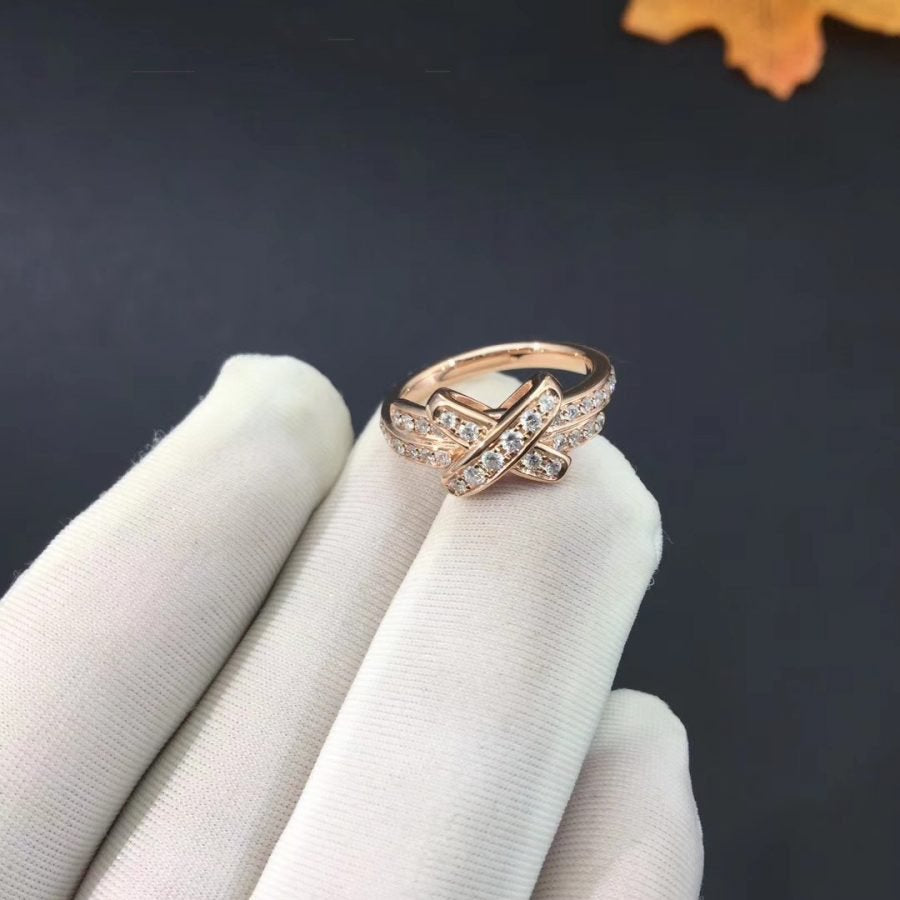 [Marins]JEUX DE RING PINK GOLD DIAMOND