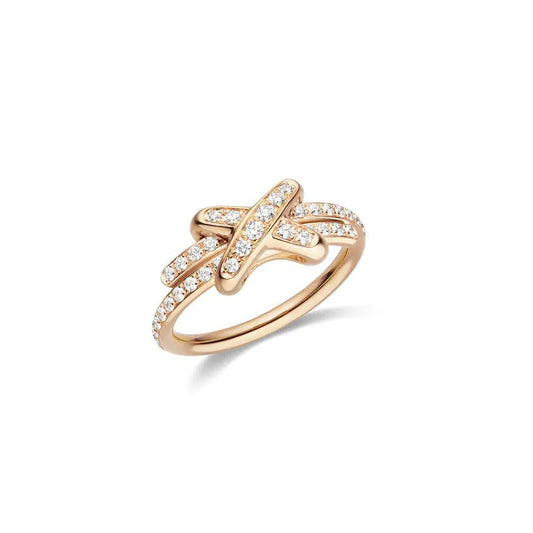 [Marins]JEUX DE RING PINK GOLD DIAMOND