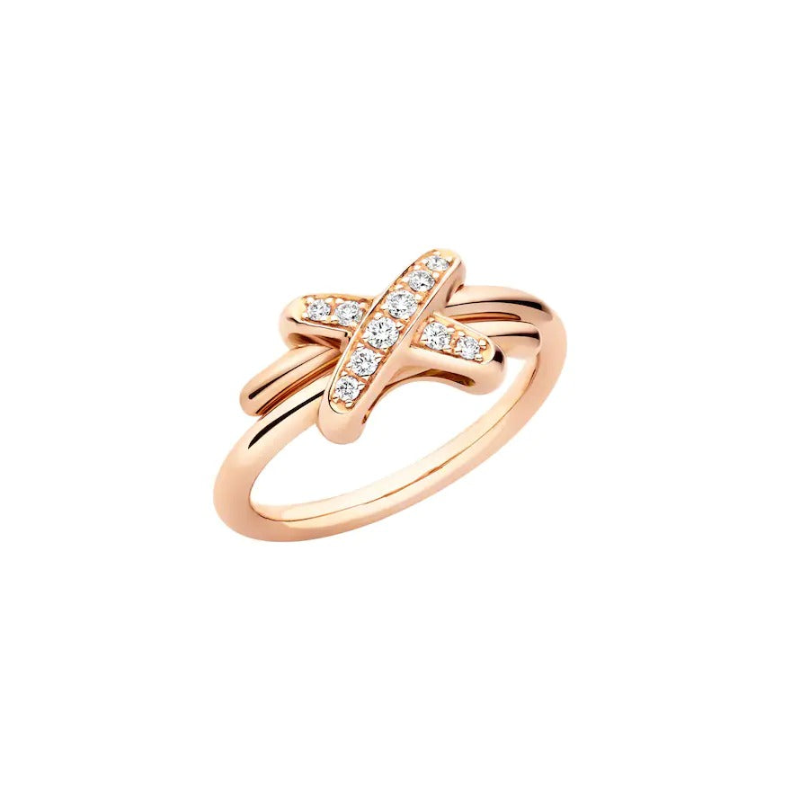 [Marins]JEUX DE PINK GOLD DIAMOND RING
