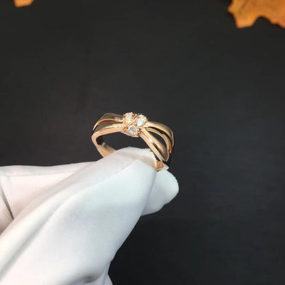 [Marins]LIENS RING PINK GOLD DIAMOND