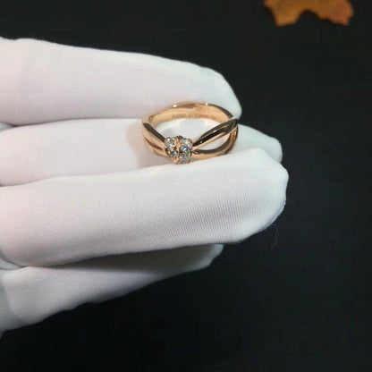 [Marins]LIENS RING PINK GOLD DIAMOND