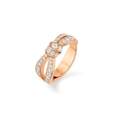 [Marins]LIENS PINK GOLD DIAMOND RING