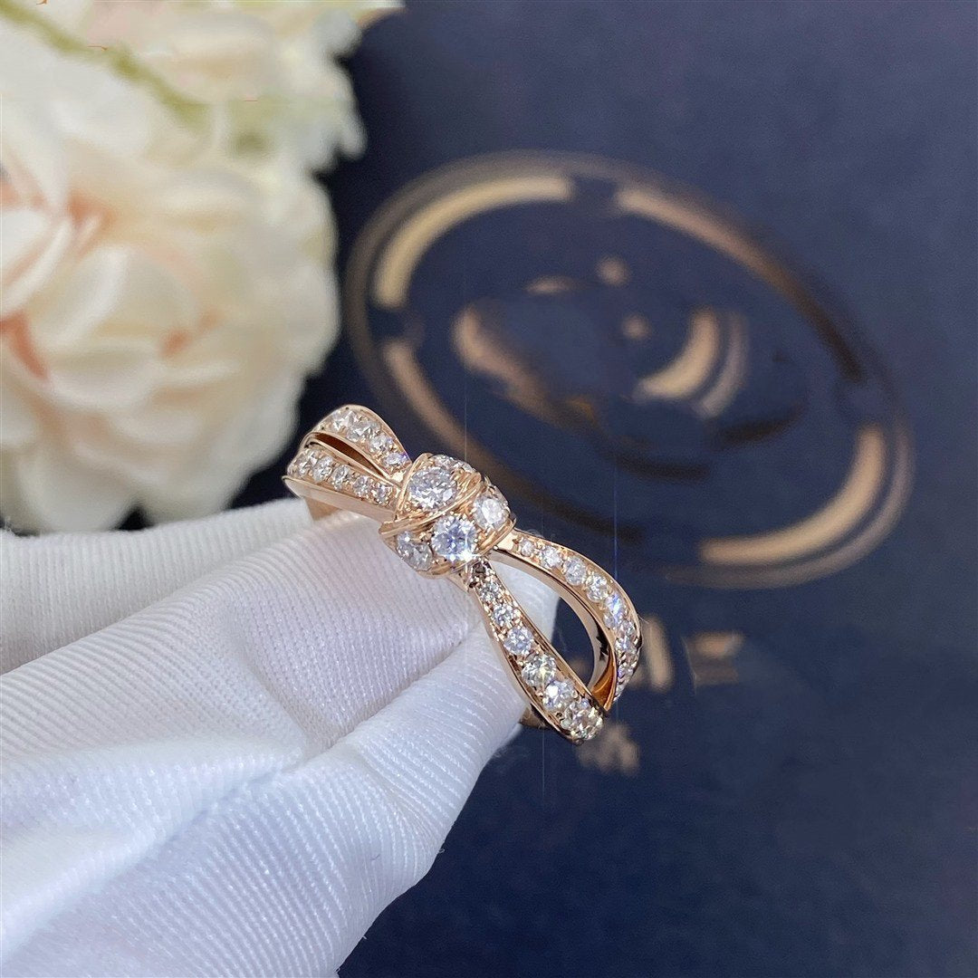 [Marins]LIENS PINK GOLD DIAMOND RING