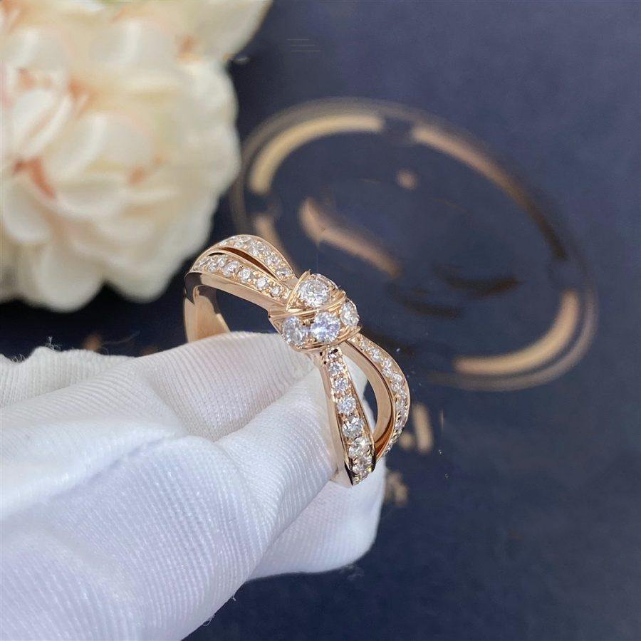 [Marins]LIENS PINK GOLD DIAMOND RING