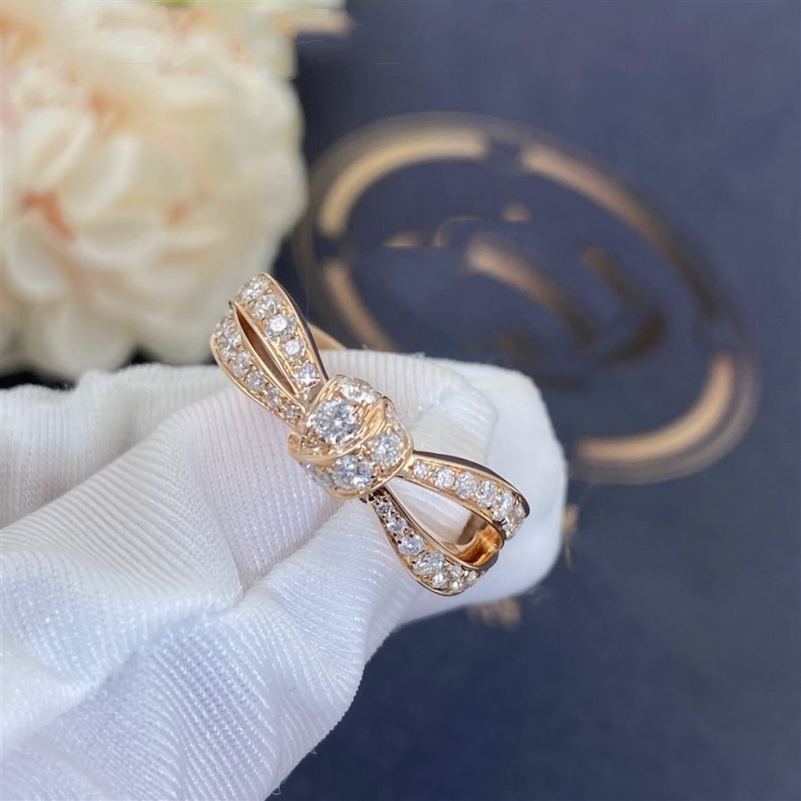 [Marins]LIENS PINK GOLD DIAMOND RING
