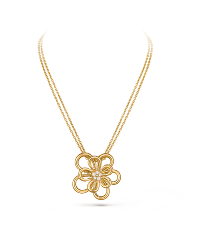 [Marins]Flowerlace Brooch Pendant