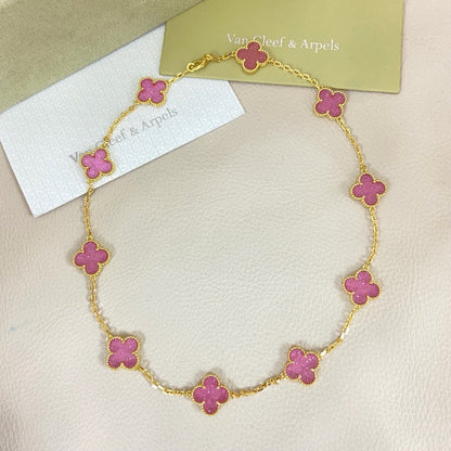 [Marins]CLOVER 10 MOTIFS  NEW BUBBLE PINK ENAMEL