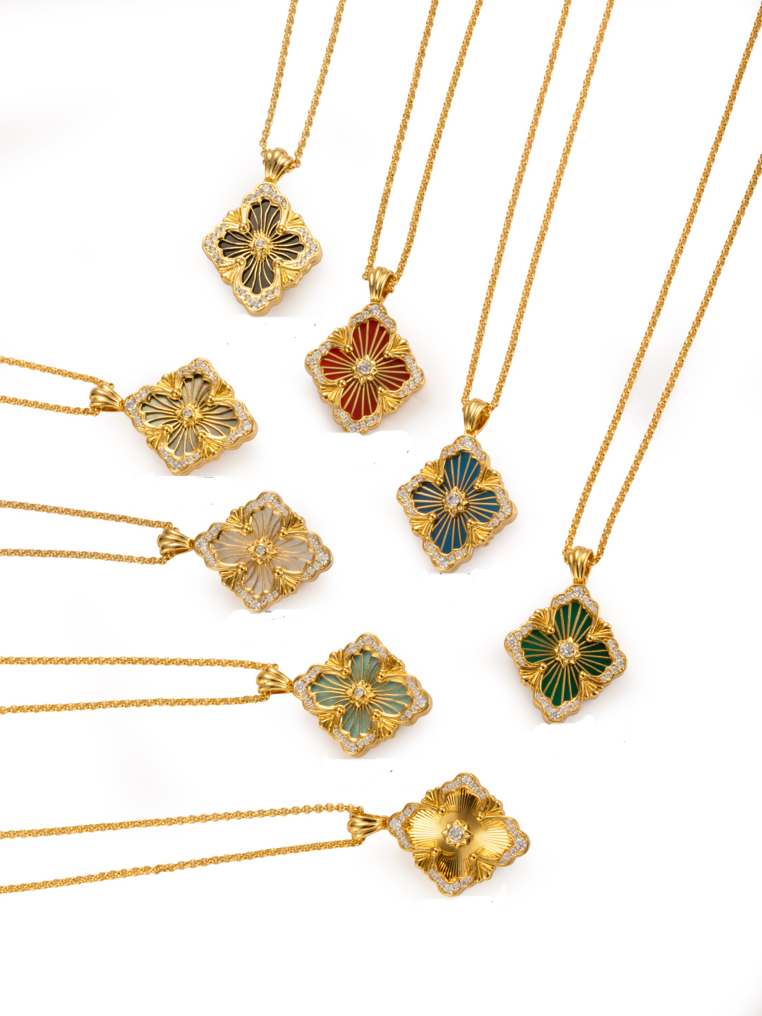 [Marins] B.C.L BIG SIZE  ENAMEL NECKLACE（Various colors）