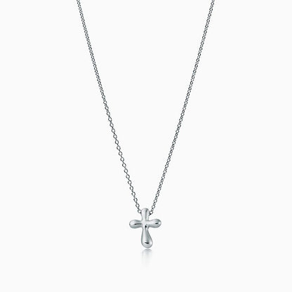 [Marins]CROSS PENDANT MINI BARE CROSS NECKLACE