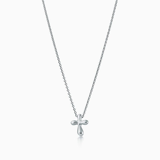 [Marins]CROSS PENDANT MINI BARE CROSS NECKLACE
