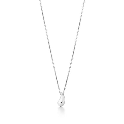 [Marins]ELSA PERETTI TEARDROP PENDANT STERLING SILVER NECKLACE