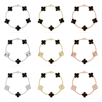 [Marins] CLOVER 5 MOTIF PULSAR STONE BRACELET COLLECTION