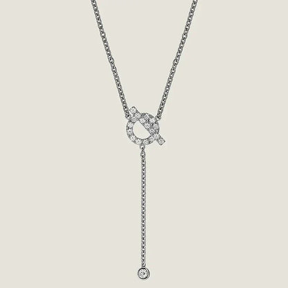 [Marins]FINESSE SILVER DIAMOND NECKLACE