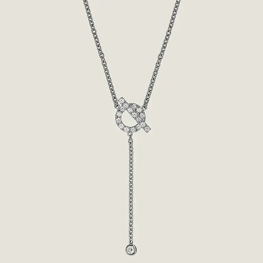 [Marins]FINESSE SILVER DIAMOND NECKLACE