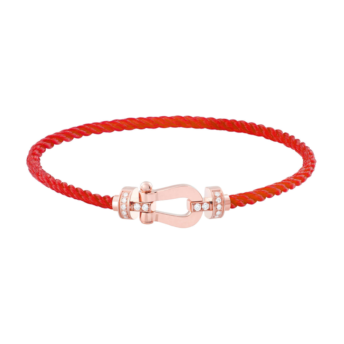 [Marins]FORCE 10 HALF DIAMOND PINK GOLD RED CORDERI LARGE AND MEDIUM MODEL