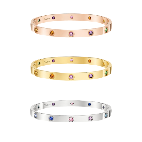 [Marins] 2026 RAINBOW LOVE BRACELET 6.1MM  10 DIAMONDS