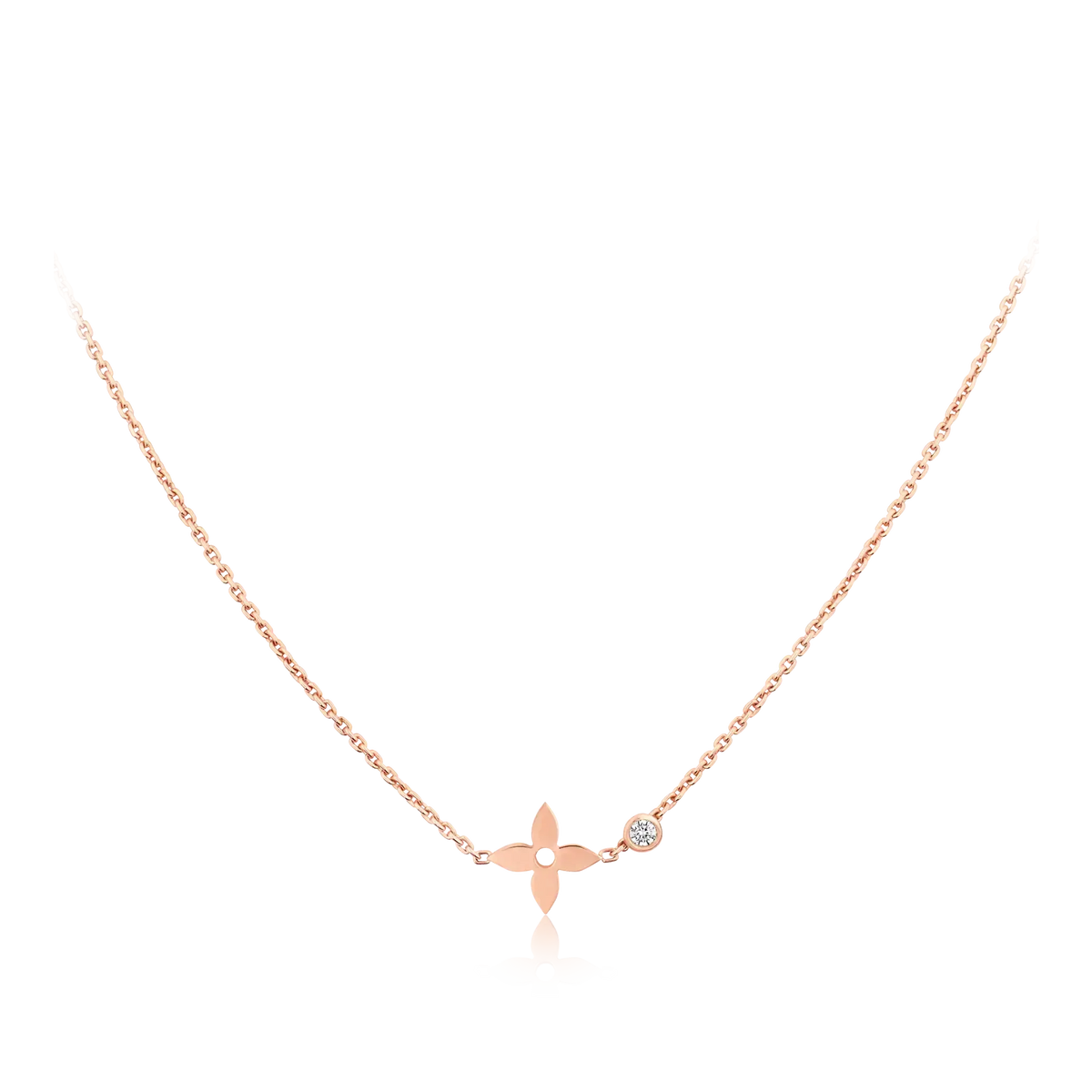 [Marins]BLOSSOM PENDANT PINK GOLD AND DIAMOND
