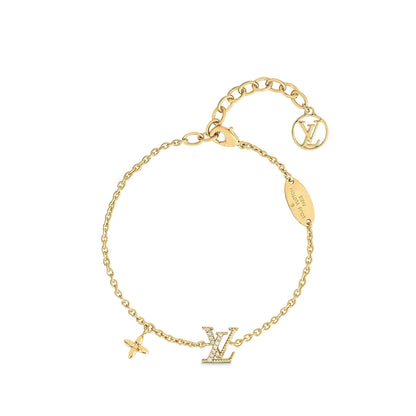 [Marins]LOGO STAR MOTIF GOLD BRACELET