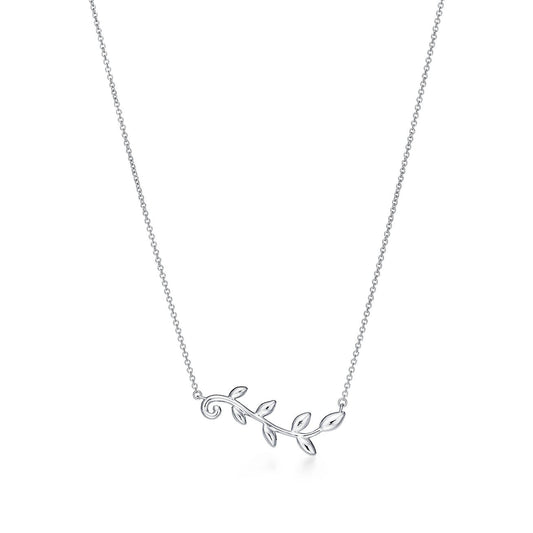 [Marins]PALOMA PICASSO STERLING SILVER OLIVE BRANCH NECKLACE
