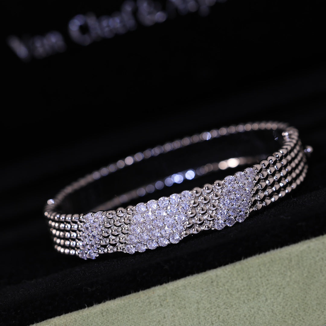 [Marins]  FIVE-ROW DIAMOND BRACELET