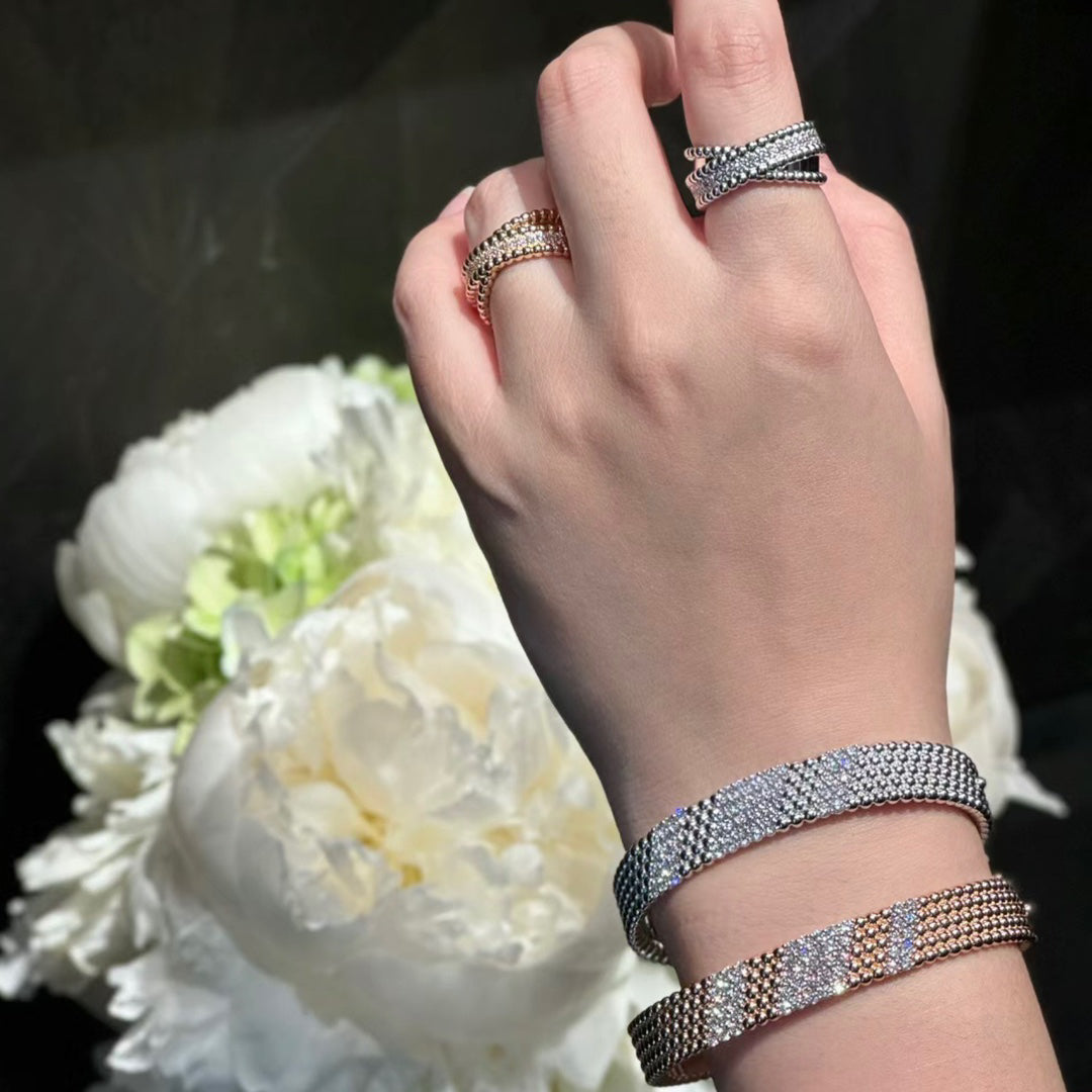 [Marins]  FIVE-ROW DIAMOND BRACELET