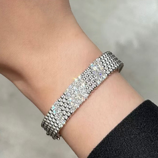 [Marins]  FIVE-ROW DIAMOND BRACELET