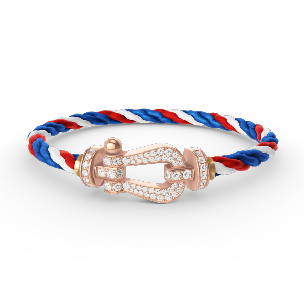 [Marins]FORCE LARGE HORSESHOE FULL DIAMOND BRACELET ROSE GOLD
