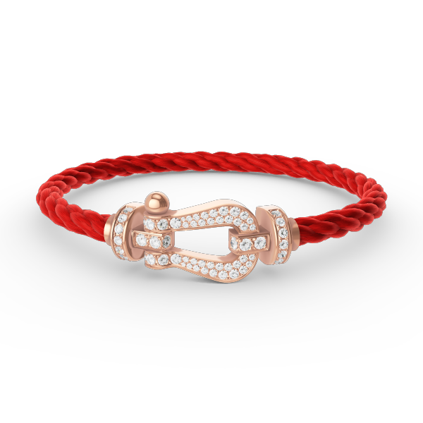 [Marins]FORCE LARGE HORSESHOE FULL DIAMOND BRACELET ROSE GOLD