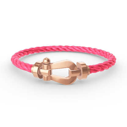 [Marins]FORCE LARGE HORSESHOE NO DIAMOND BRACELET ROSE GOLD