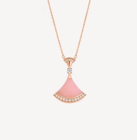 [Marins]DREAM NECKLACE PINK OPAL