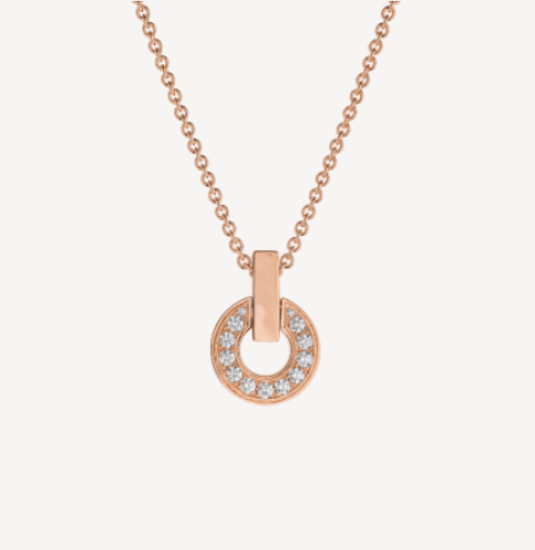 [Marins]GARI NECKLACE PINK GOLD DIAMOND