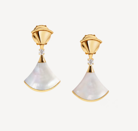 [Marins]DREAM MOP 1 DIAMOND EARRINGS
