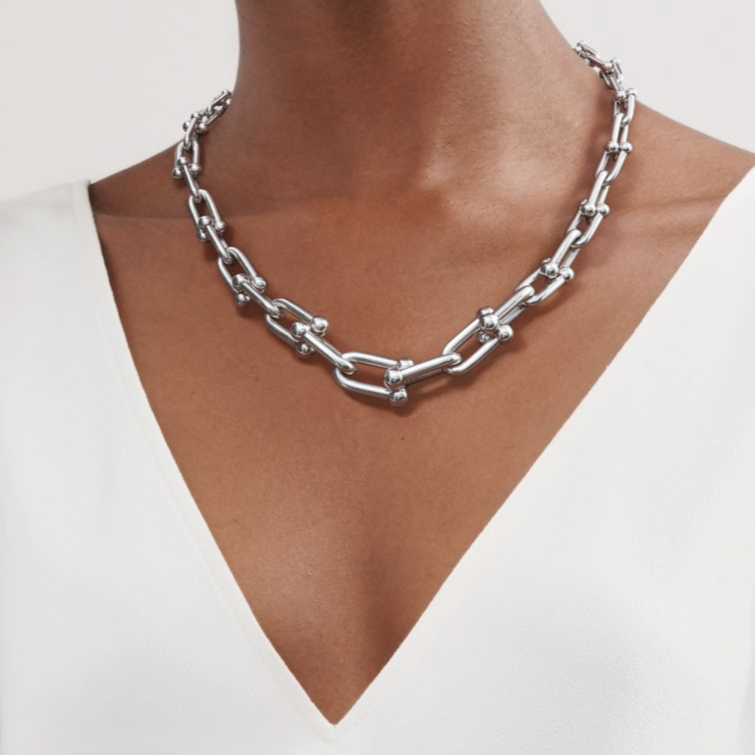 [Marins]HARDWEAR SILVER CHOKER