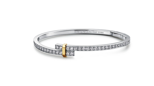 [Marins]EDGE DIAMOND GOLD SILVER BRACELET