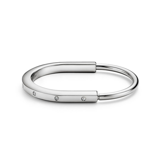 [Marins]LOCK BRACELET 8 DIAMOND