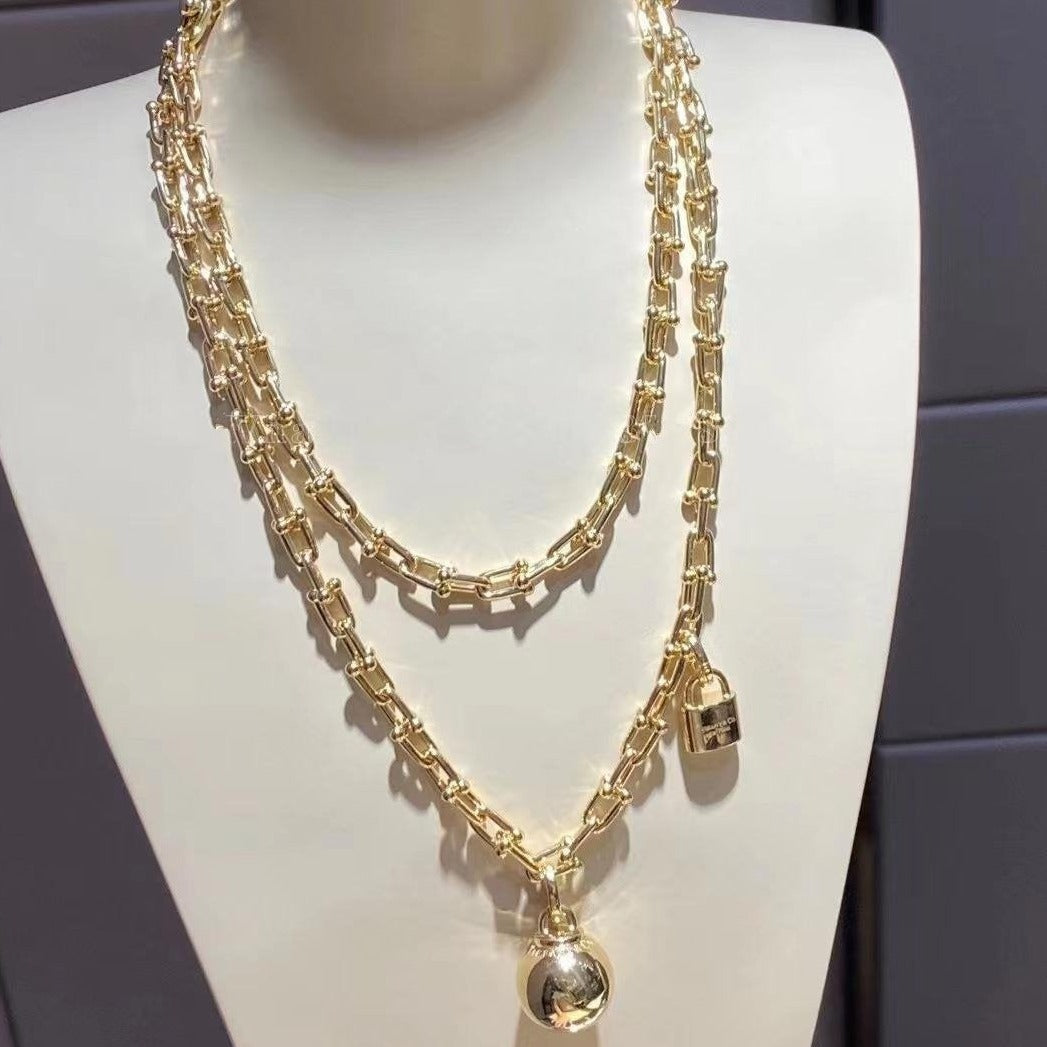 [Marins]HARDWEAR WRAP NECKLACE