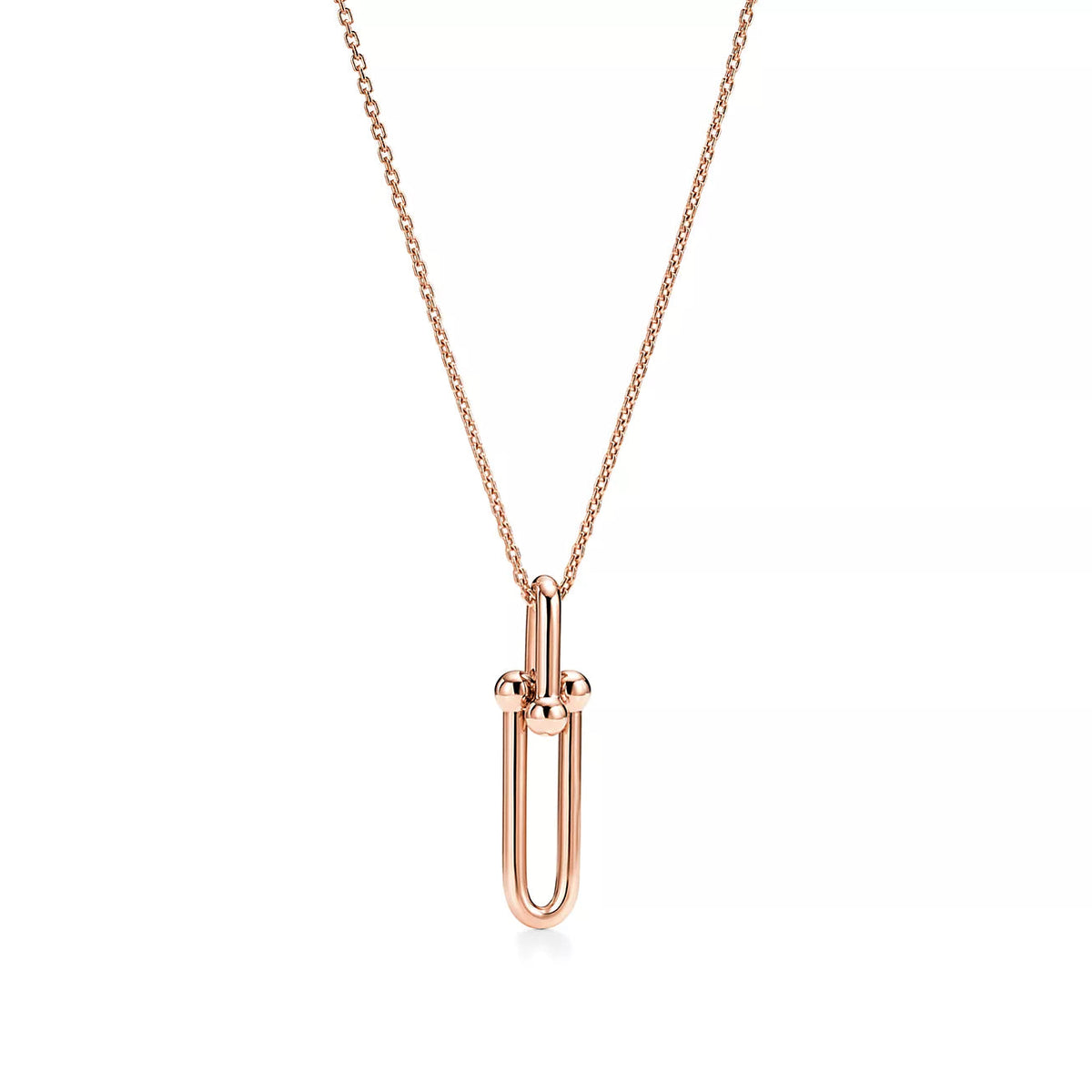 [Marins]HARDWEAR DROP DOUBLE LINK PEDANT NECKLACE