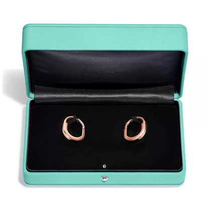 [Marins]LOCK MEDIUM DIAMNOND EARRINGS