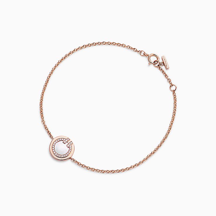 [Marins]DIAMOND CIRCLE PINK GOLD BRACELET