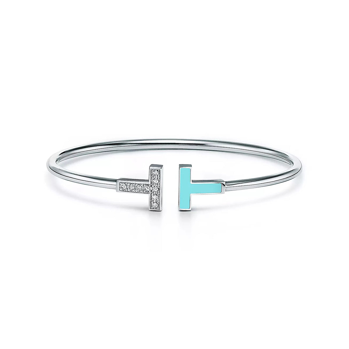 [Marins]T BRACELET 1.8MM TURQUOISE DIAMOND PINK GOLD