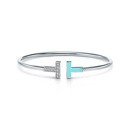 [Marins]T BRACELET 1.8MM TURQUOISE DIAMOND PINK GOLD