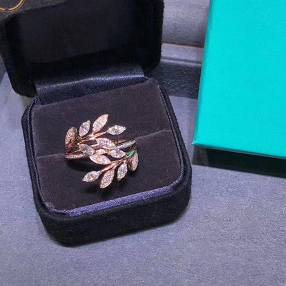 [Marins]VICTORIA DIAMOND VINE BYPASS RING PINK GOLD