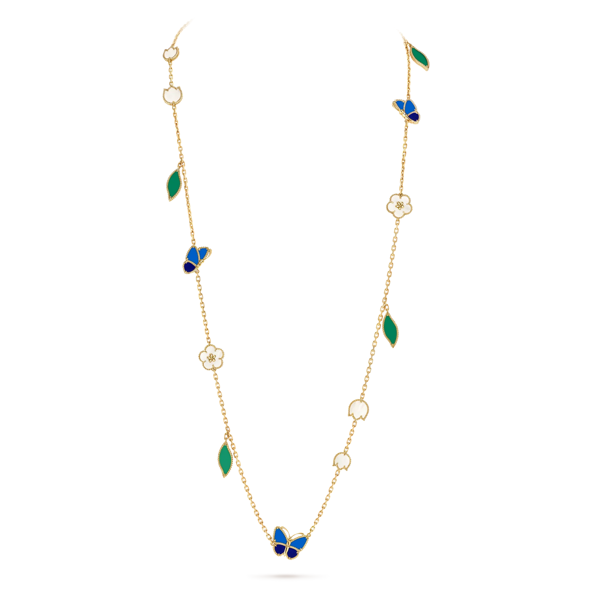 [Marins] 26 NEW CLOVER 15 MOTIFS LUCKY NECKLACE